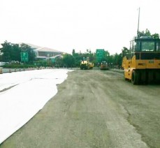 昌九高速廬山服務區道路水穩層攤鋪改造工程